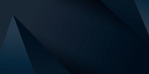 Black polygonal triangular mosaic background for web, presentations and prints. Vector illustration