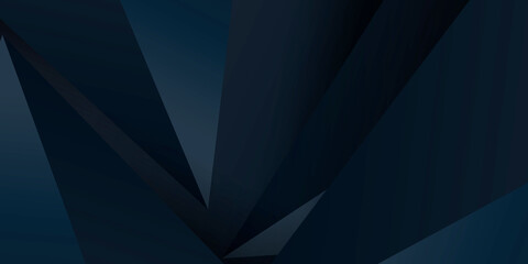 Obraz premium Dark black neutral 3D abstract background for presentation design 