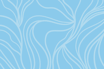 Wave pattern. Colorful wavy background. Hand drawn lines