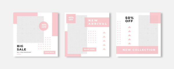 Fashion sale social media post template