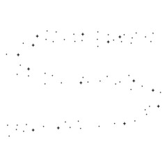 magic star way background vector illustration flat style