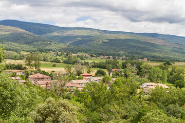 Obraz premium Merindades area in the north of Burgos province, Spain