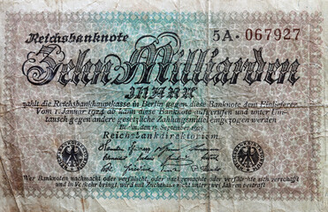 Deutsches Inflationsgeld von 1923