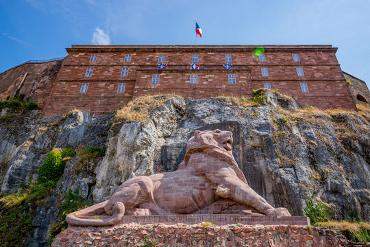 Le lion de Bartholdi de Belfort
