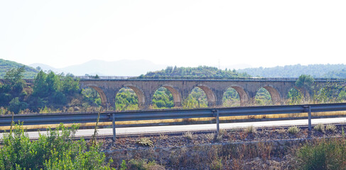 Paisaje de los alrededrores de Morella, Castellón, Comunidad Valenciana, España, Europa
