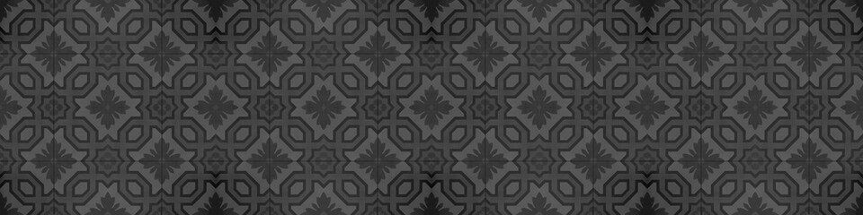Seamless black anthracite dark vintage retro grunge cement stone concrete tile wallpaper texture...