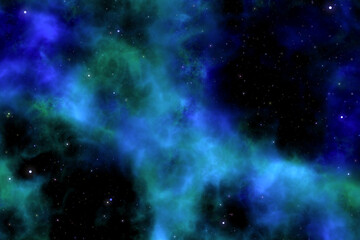 Obraz na płótnie Canvas colorful stars nebula with cloud texture and background