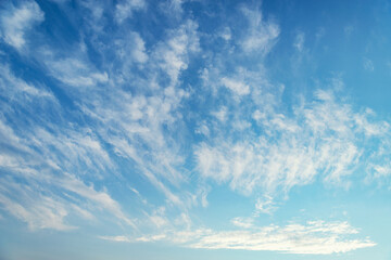 White clouds on the sky at day time.