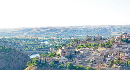 Vista de Toledo, Castilla La Mancha, España, Europa
