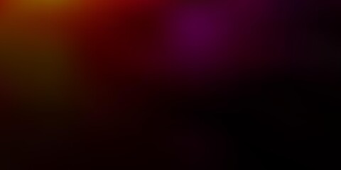 Light pink, yellow vector blur backdrop.