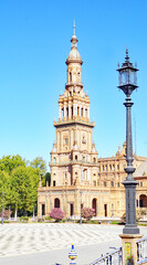 Fototapeta na wymiar Vista de Sevilla, Andalucía, España, Europa 