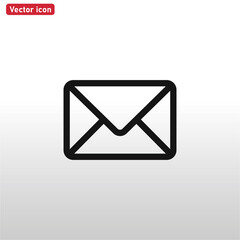 Email icon vector . Mail sign