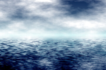 sky with ocean background