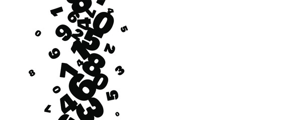 Creative and modern background with numbers.	