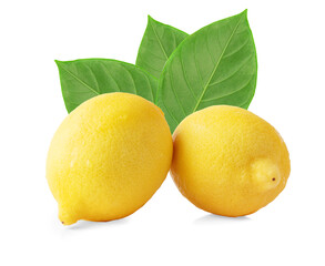 lemon isolated on white background