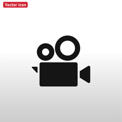 Video Camera icon . Film sign , Movie