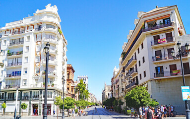 Panorámica de Sevilla, Andalucía, España