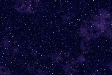 Space galaxy background with shining stars and nebula, Vector cosmos with colorful milky way, Galaxy at starry night © SANTANU PATRA