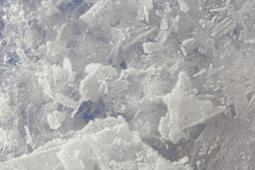 blue ice texture background