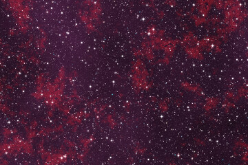 Space galaxy background with shining stars and nebula, Vector cosmos with colorful milky way, Galaxy at starry night