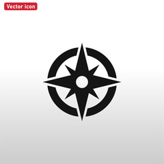 Compass icon vector eps 10