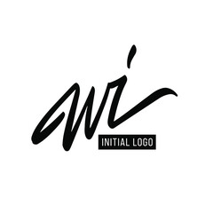 Initial WI Letter Logo With Creative Modern Business Typography Vector Template. Creative Letter WI Logo Vector.