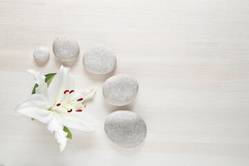 spa composition on a wooden background