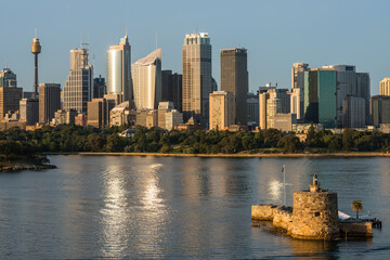 Fort Denison and Sydney Skyline, Australia
