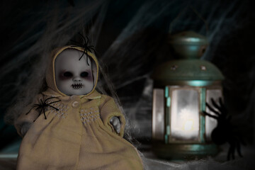 Halloween spooky doll