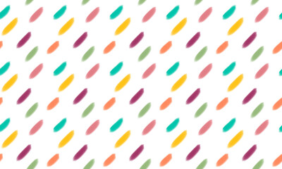 seamless repeating bright festive primitive simple background with multicolored bright strokes of crayons, pastels