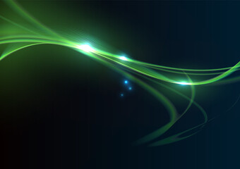 abstract background with wave