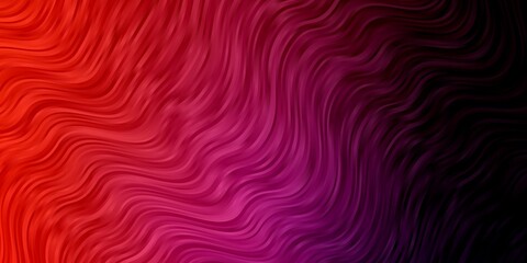 Obraz premium Light Pink, Red vector pattern with curved lines. Colorful illustration in circular style with lines. Pattern for websites, landing pages.