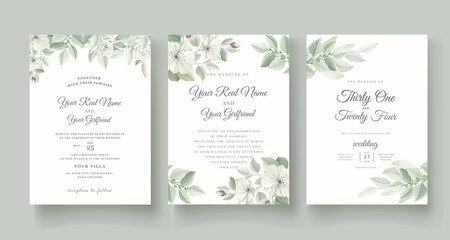 Fototapeta na wymiar Beautiful roses invitation card template