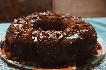 bolo de chocolate