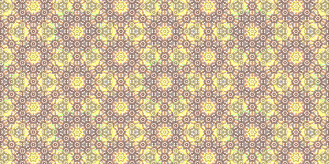 Kaleidoscope background pattern visible inside the eyelids when eyes closed	