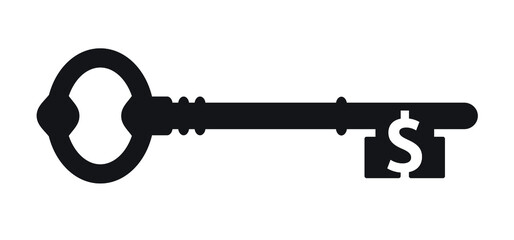 Doorknob with keyhole icon Vector sign Door knob front for close or open door Doorway key pictogram Exit or entry Home, house, hotel Inside, outside or lock, unluck privacy Flat Metal old door handle