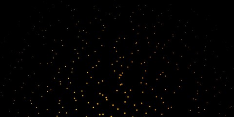 Dark Orange vector template with neon stars. Blur decorative design in simple style with stars. Pattern for new year ad, booklets.
