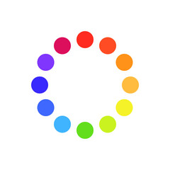 Colorful palette vector