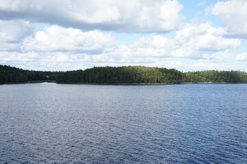 Einfahrt in den Schärengarten von Stockholm Schweden