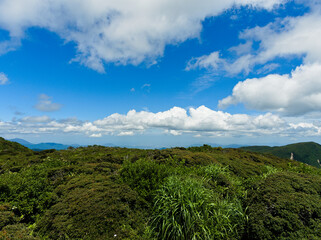 夏のくじゅう連山