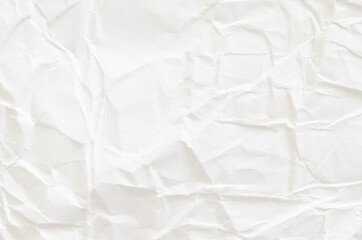 white crumpled paper