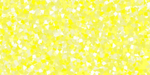 Light green vector template with crystals, triangles.