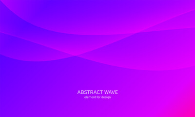 Abstract wave element for design. Digital frequency track equalizer. Stylized line art background. Colorful shiny wave with lines created using blend tool. Curved wavy line, smooth stripe. Vector
