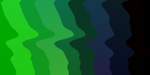 Light Pink, Green vector backdrop with curves. Colorful geometric sample with gradient curves.  Pattern for commercials, ads.