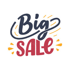 Black friday lettering in modern calligraphy style. Slogan for promotion template and sale banner. Vector