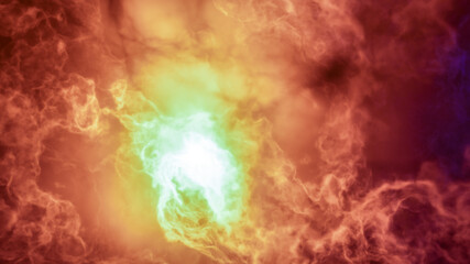Fototapeta na wymiar Color picture of the galaxy, multicolored nebula