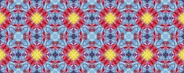 Tie Dye Texture. Asian Backdrop.  Blue, Yellow, Red and Green Textile Print. Multicolor Natural Ethnic Illustration. Seamless Tie Dye Texture.