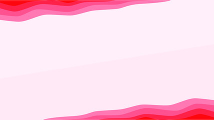 Background white with red wave. Vector can be used for banners, posters, power points, templates, slides, etc.