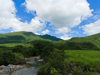 夏のくじゅう連山