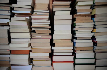 stack of books